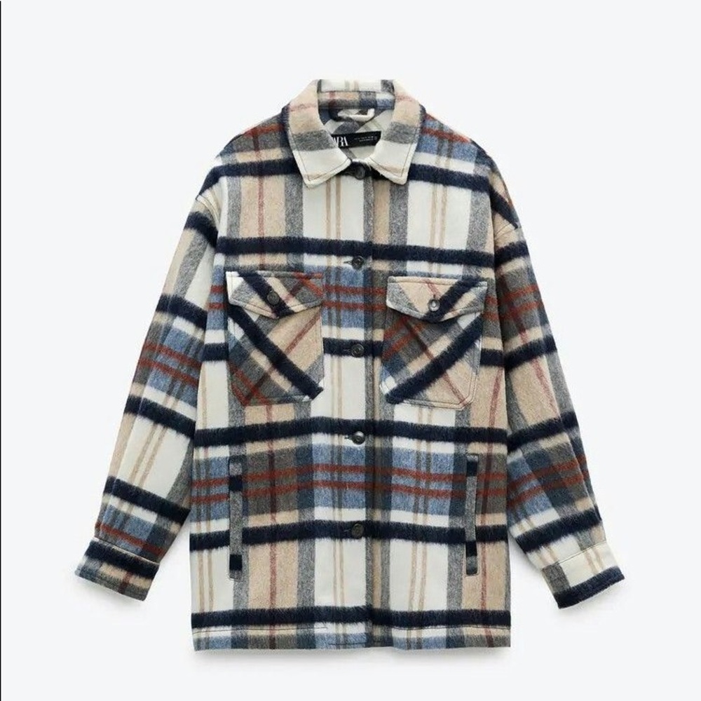 Zara Oversized Shacket Size M